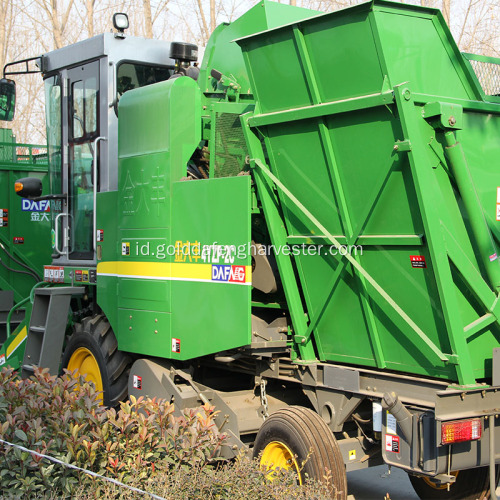 dua-baris self-propelled mesin pemanen jagung pemanen jagung